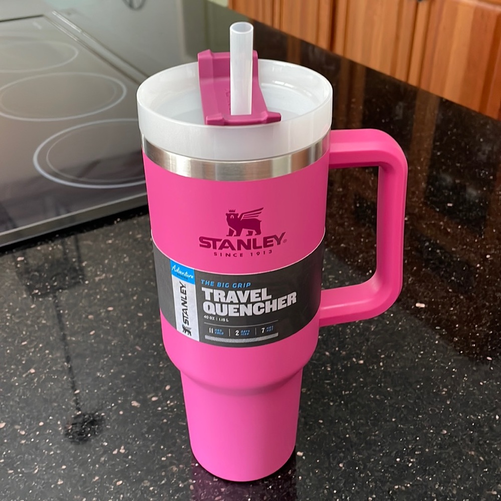NWT Azalea Pink Stanley 40 oz Adventure Travel Quencher Tumbler